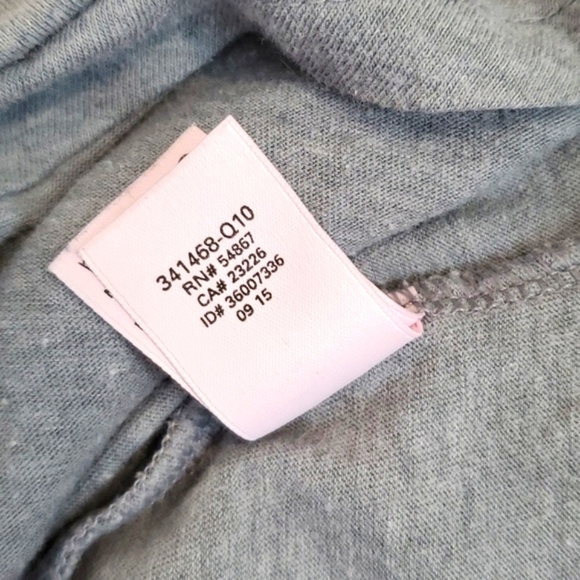 2015 Victoria's Secret Heather Gray Logo Spellout Loose Fit Racerback Tank Top S - Picture 13 of 13